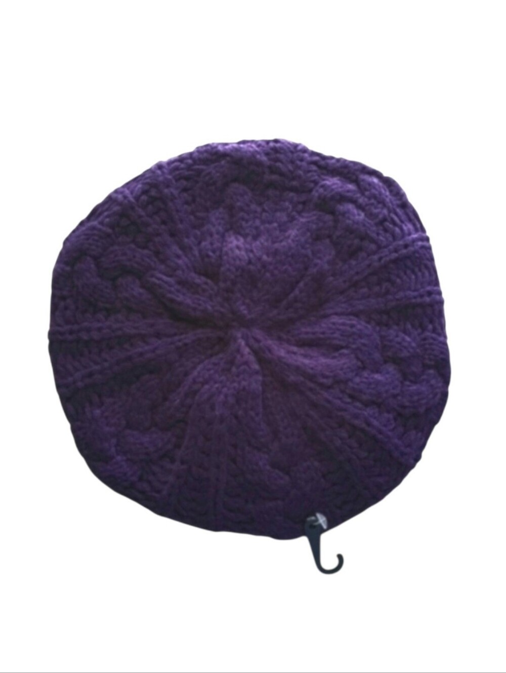 Fluffy Purple Beret